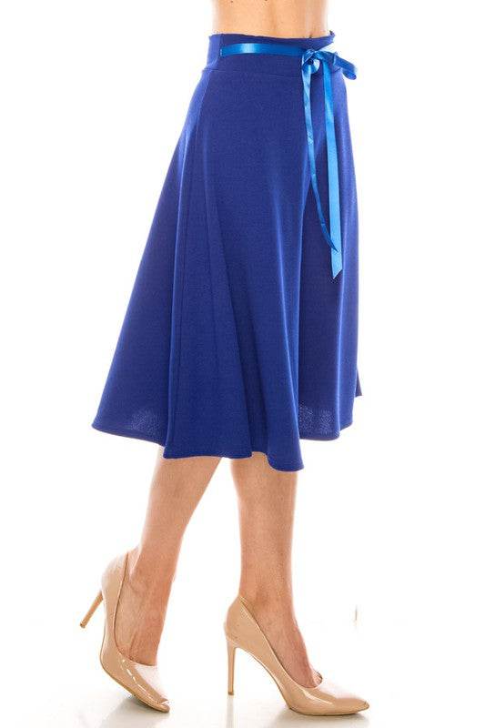 Solid A-line Skirt - Shop Style & More | Fresh Looks, Everyday Deals & Free Shipping