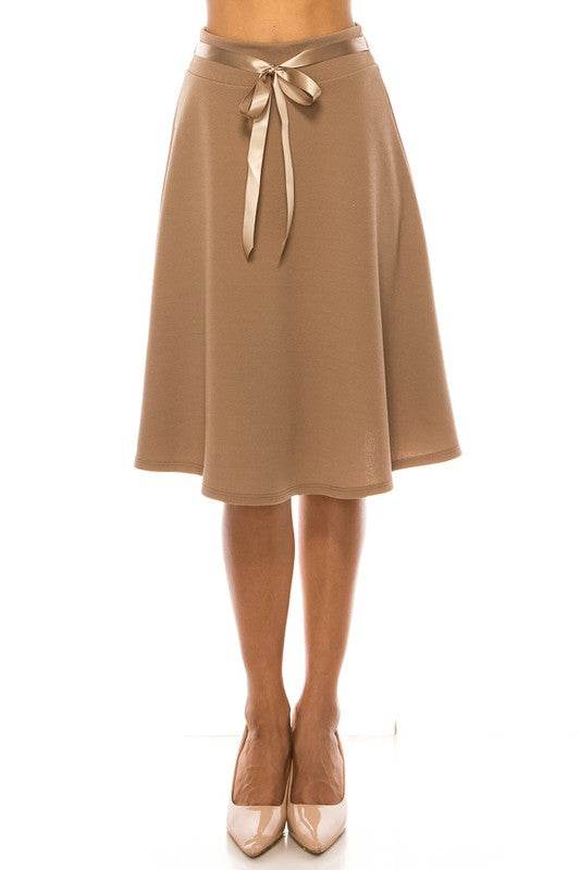 Solid A-line Skirt - Shop Style & More | Fresh Looks, Everyday Deals & Free Shipping
