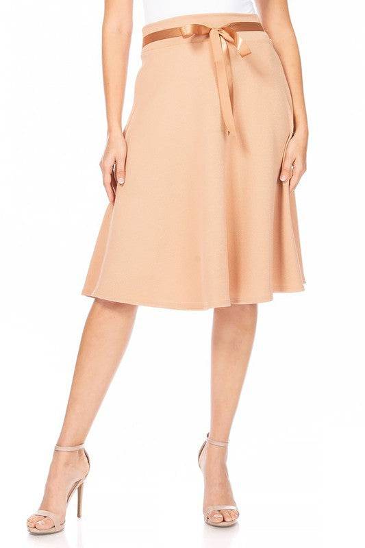 Solid A-line Skirt - Shop Style & More | Fresh Looks, Everyday Deals & Free Shipping