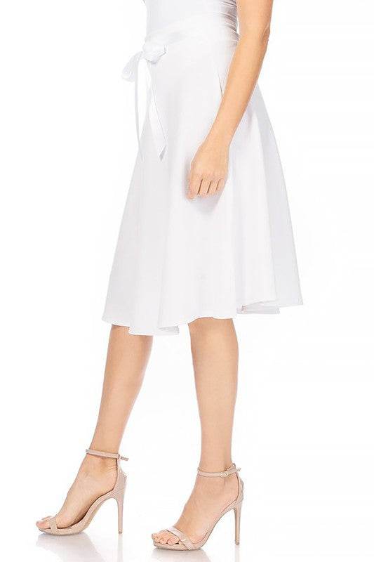 Solid A-line Skirt - Shop Style & More | Fresh Looks, Everyday Deals & Free Shipping