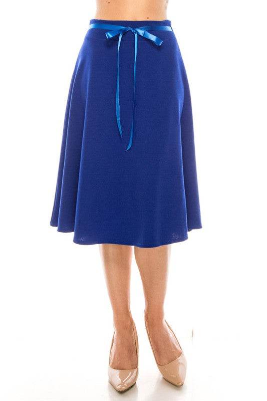 Solid A-line Skirt - Shop Style & More | Fresh Looks, Everyday Deals & Free Shipping