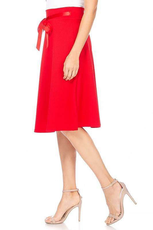 Solid A-line Skirt - Shop Style & More | Fresh Looks, Everyday Deals & Free Shipping