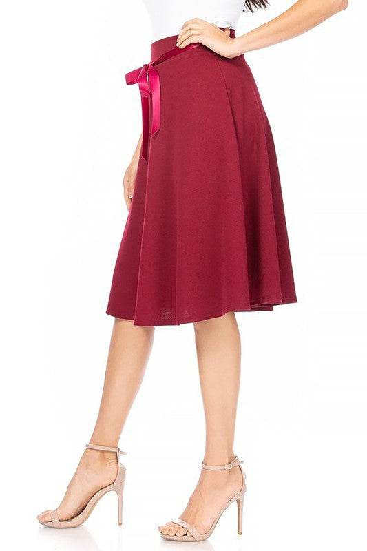 Solid A-line Skirt - Shop Style & More | Fresh Looks, Everyday Deals & Free Shipping