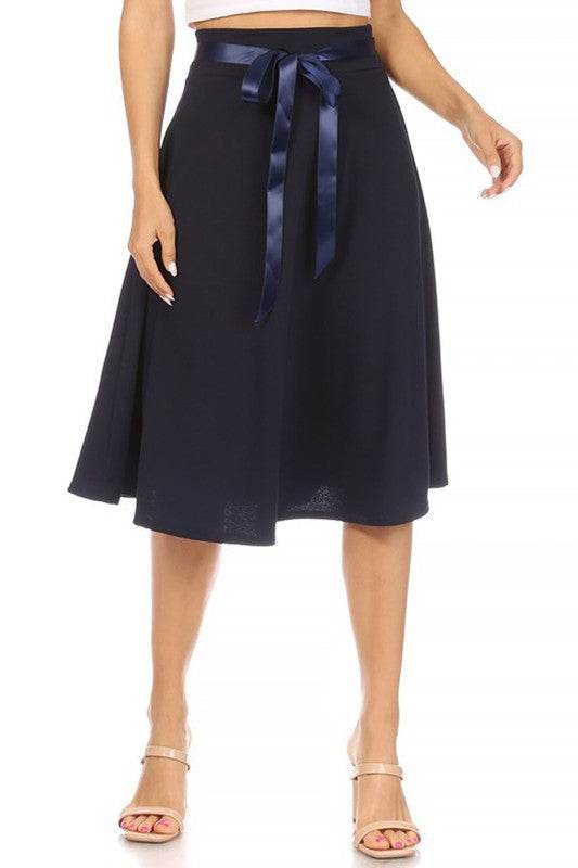 Solid A-line Skirt - Shop Style & More | Fresh Looks, Everyday Deals & Free Shipping
