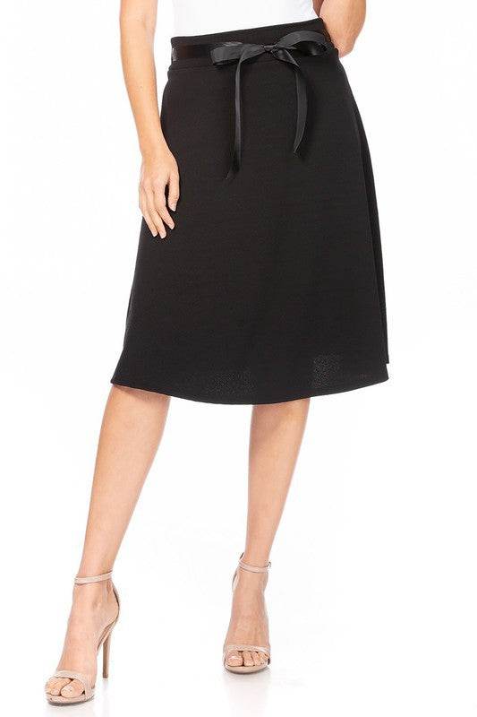 Solid A-line Skirt - Shop Style & More | Fresh Looks, Everyday Deals & Free Shipping