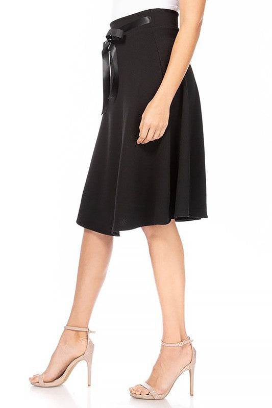 Solid A-line Skirt - Shop Style & More | Fresh Looks, Everyday Deals & Free Shipping
