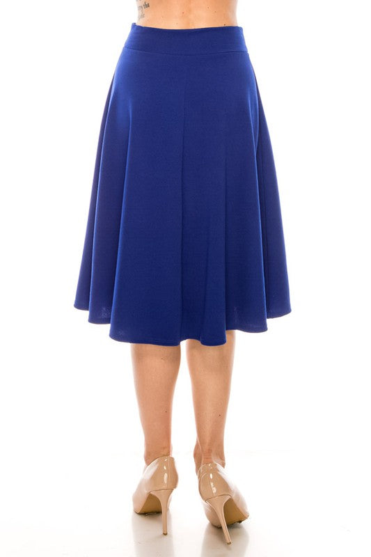 Solid A-line Skirt - Shop Style & More | Fresh Looks, Everyday Deals & Free Shipping