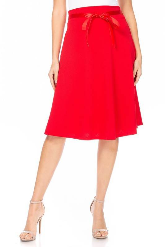 Solid A-line Skirt - Shop Style & More | Fresh Looks, Everyday Deals & Free Shipping