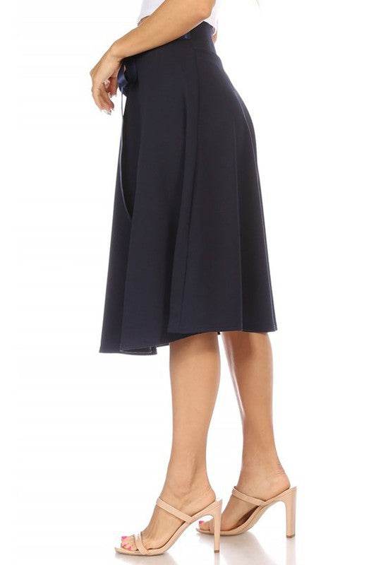Solid A-line Skirt - Shop Style & More | Fresh Looks, Everyday Deals & Free Shipping