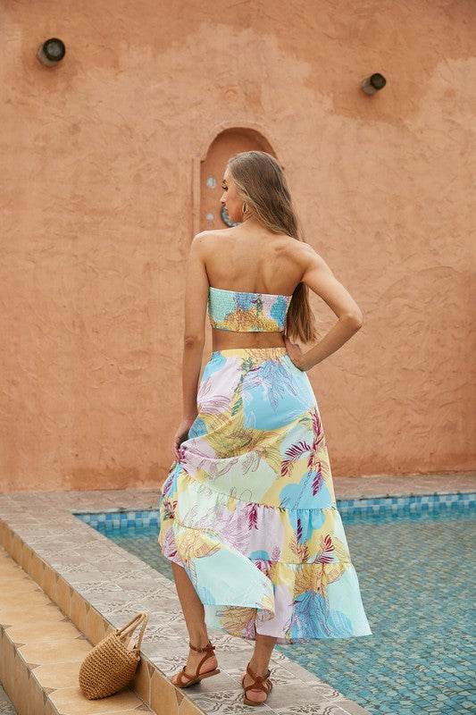 Womens 2pcs Long Skirt Set - Shop Style & More | Fresh Looks, Everyday Deals & Free Shipping