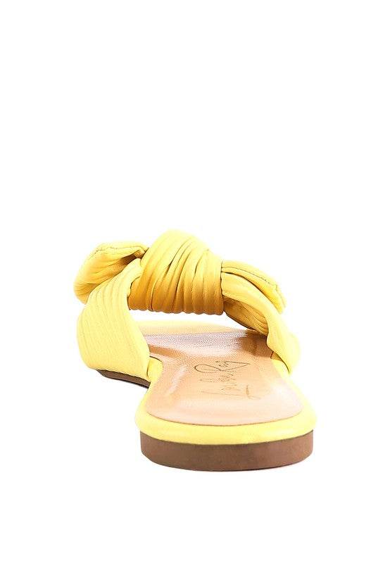 Little Jane Textured Bow Slider Flats - Shop Style & More | Fresh Looks, Everyday Deals & Free Shipping