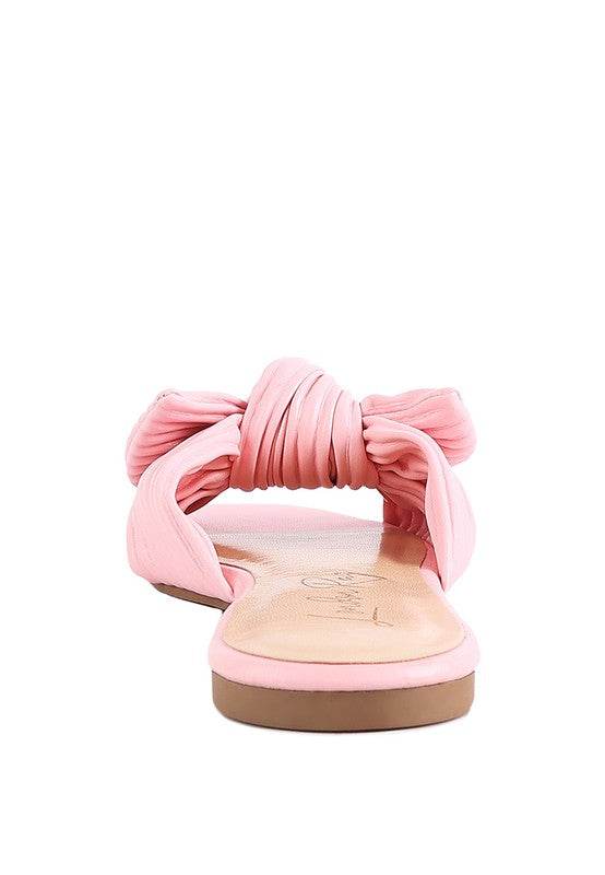Little Jane Textured Bow Slider Flats - Shop Style & More | Fresh Looks, Everyday Deals & Free Shipping