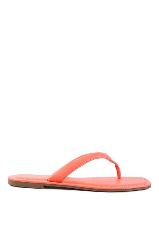 RERA SQUARE TOE THONG FLATS - Shop Style & More | Fresh Looks, Everyday Deals & Free Shipping