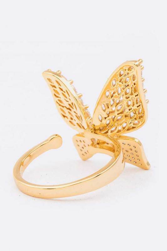 Cubic Zirconia Iconic Butterfly Ring - Shop Style & More | Fresh Looks, Everyday Deals & Free Shipping