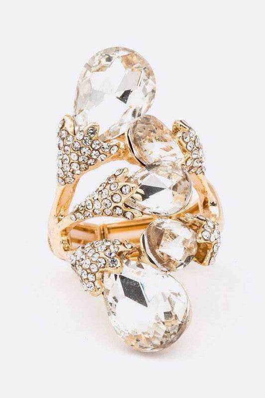 Crystal Iconic Stretch Ring - Shop Style & More | Fresh Looks, Everyday Deals & Free Shipping