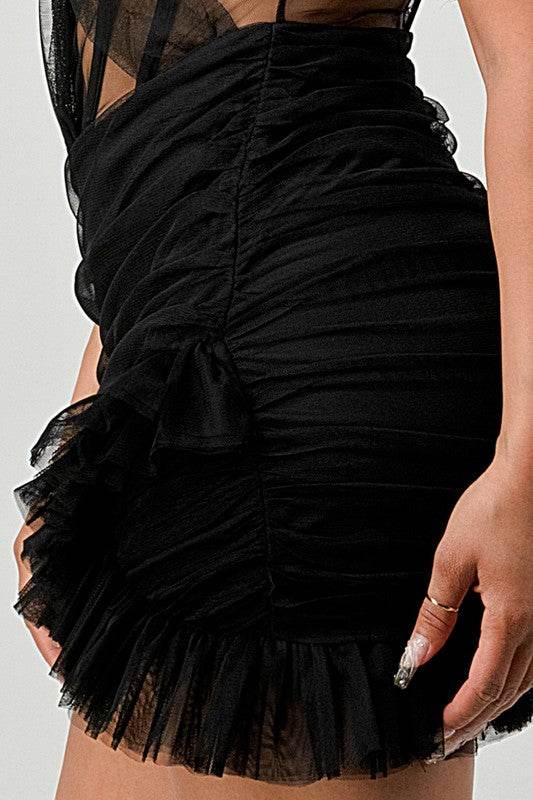 BE ADORABLE RUFFLE MINI DRESS - Shop Style & More | Fresh Looks, Everyday Deals & Free Shipping