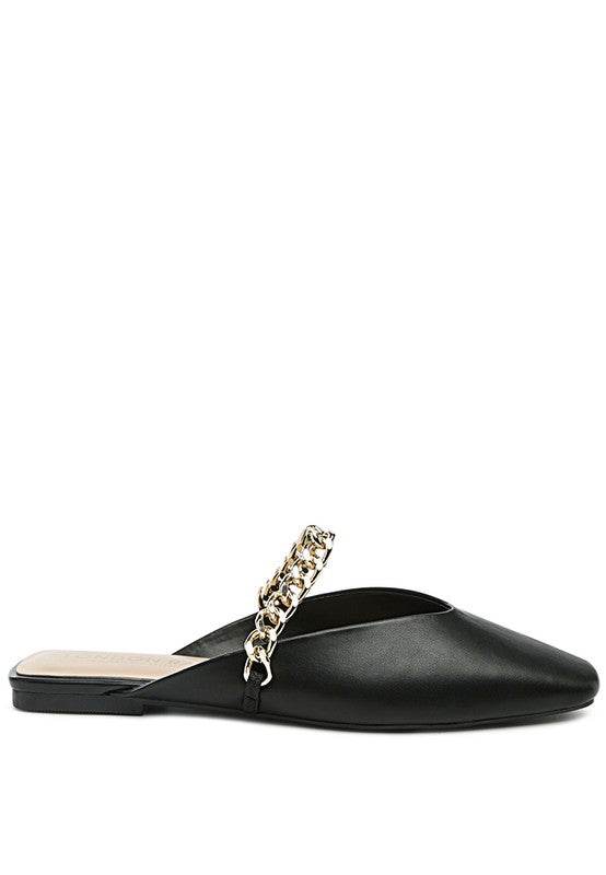 CATCH BLING CHAIN STRAP FLAT SHOES - Shop Style & More | Fresh Looks, Everyday Deals & Free Shipping