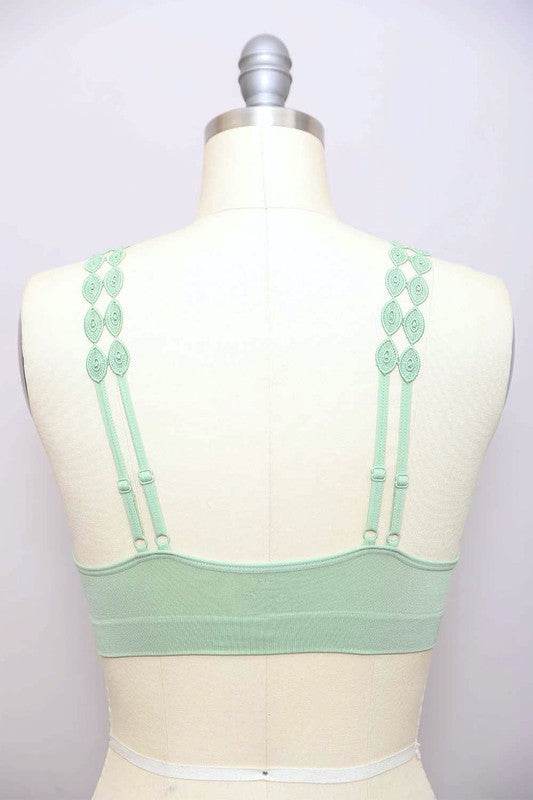 Boho Eye Lace Applique Bralette - Shop Style & More | Fresh Looks, Everyday Deals & Free Shipping