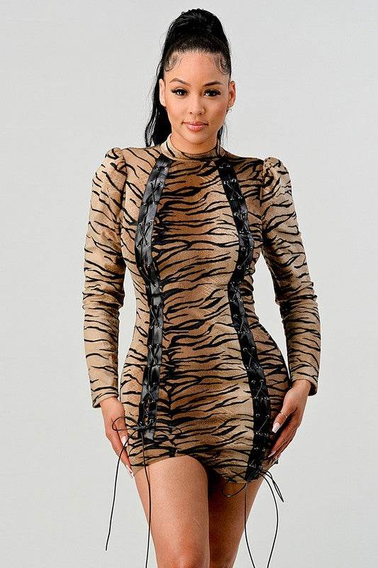 Athina transition animal print mini dress - Shop Style & More | Fresh Looks, Everyday Deals & Free Shipping