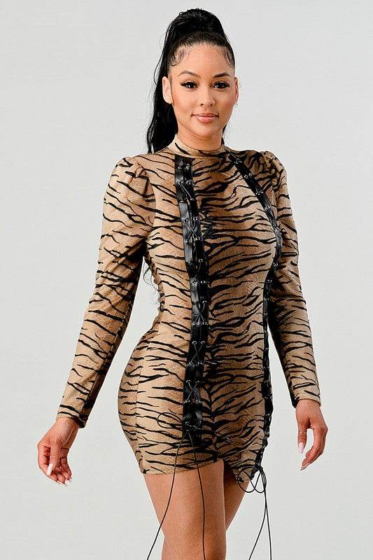 Athina transition animal print mini dress - Shop Style & More | Fresh Looks, Everyday Deals & Free Shipping