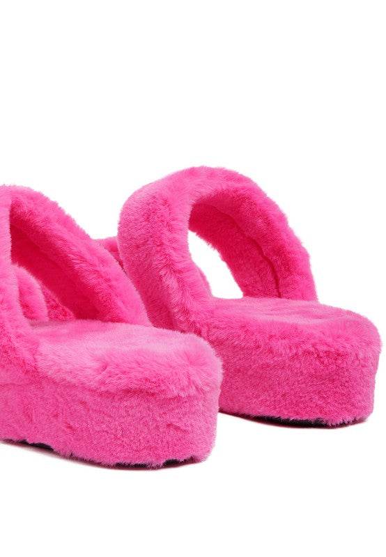 SMOOTHIE FUR SLIP-ON FLATS - Shop Style & More | Fresh Looks, Everyday Deals & Free Shipping