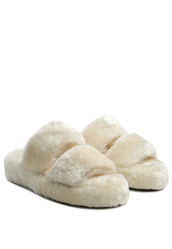 SMOOTHIE FUR SLIP-ON FLATS - Shop Style & More | Fresh Looks, Everyday Deals & Free Shipping