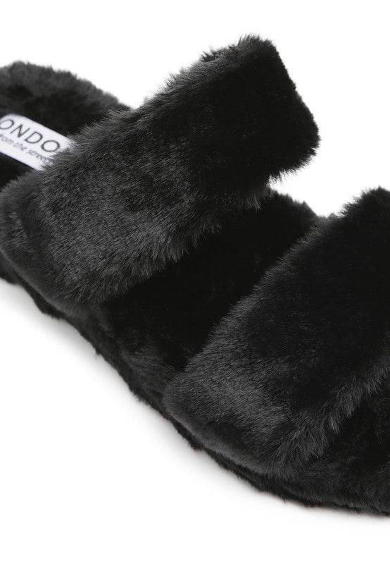 SMOOTHIE FUR SLIP-ON FLATS - Shop Style & More | Fresh Looks, Everyday Deals & Free Shipping