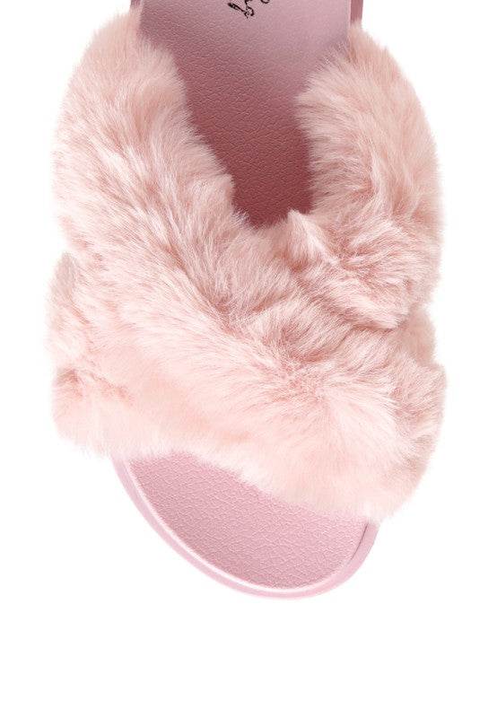 HOMEY FUR SLIP-ON FLATS - Shop Style & More | Fresh Looks, Everyday Deals & Free Shipping
