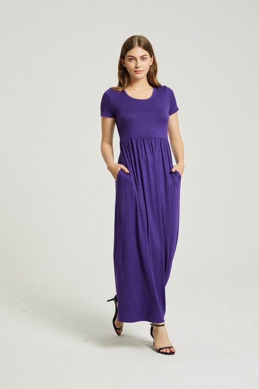 Women's Summer Casual Maxi Dress With Pocket - Shop Style & More | Fresh Looks, Everyday Deals & Free Shipping