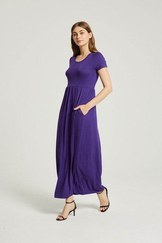 Women's Summer Casual Maxi Dress With Pocket - Shop Style & More | Fresh Looks, Everyday Deals & Free Shipping