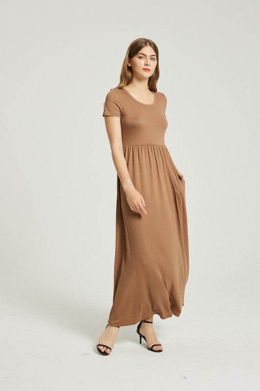 Women's Summer Casual Maxi Dress With Pocket - Shop Style & More | Fresh Looks, Everyday Deals & Free Shipping