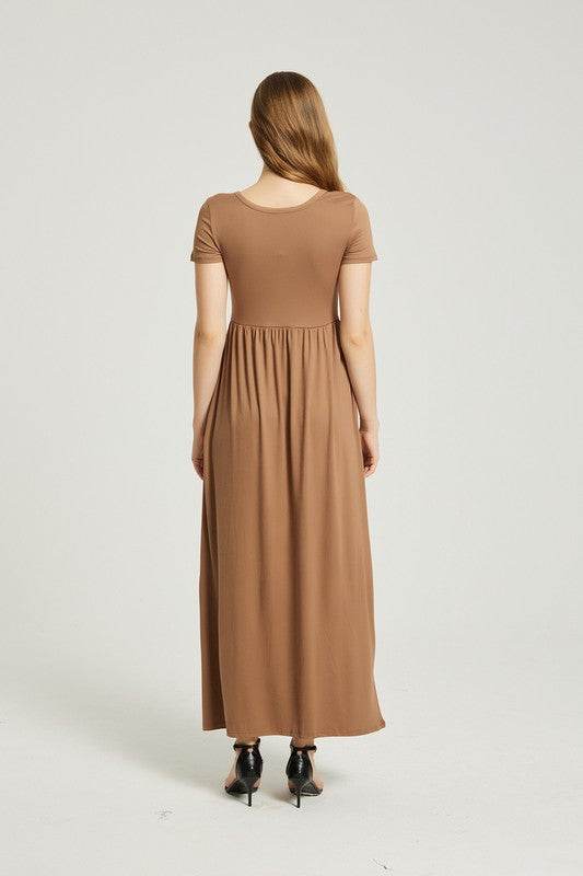 Women's Summer Casual Maxi Dress With Pocket - Shop Style & More | Fresh Looks, Everyday Deals & Free Shipping