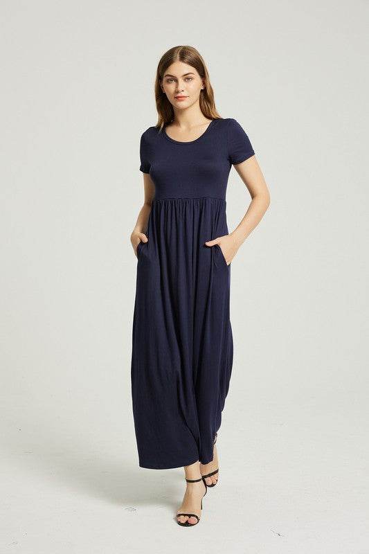 Women's Summer Casual Maxi Dress With Pocket - Shop Style & More | Fresh Looks, Everyday Deals & Free Shipping