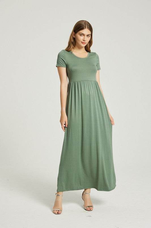 Women's Summer Casual Maxi Dress With Pocket - Shop Style & More | Fresh Looks, Everyday Deals & Free Shipping