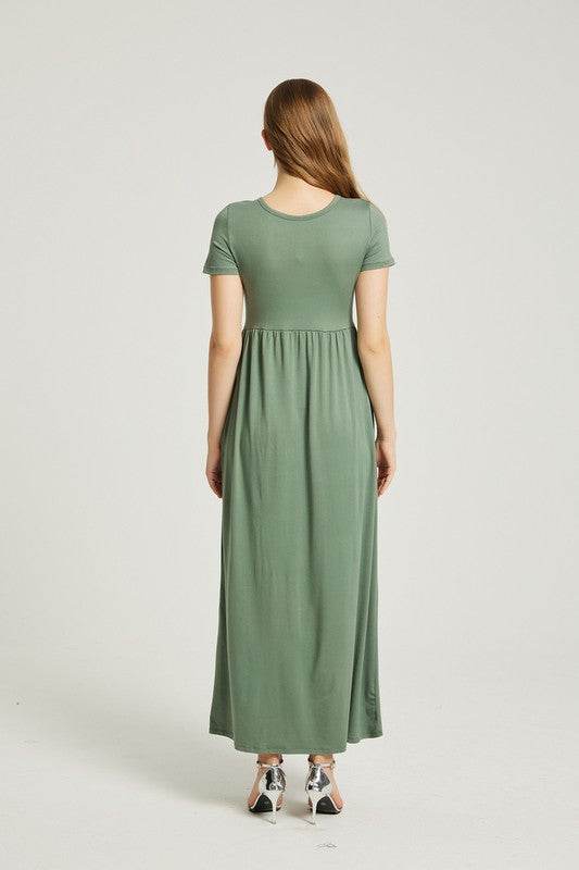 Women's Summer Casual Maxi Dress With Pocket - Shop Style & More | Fresh Looks, Everyday Deals & Free Shipping