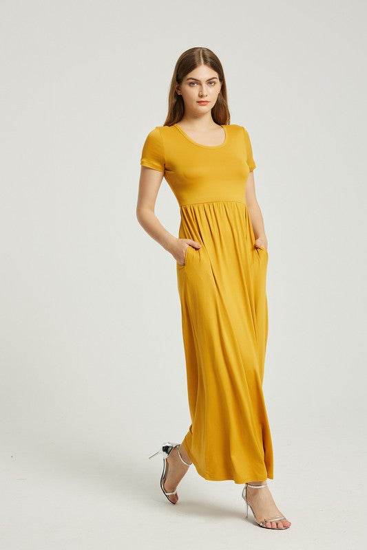 Women's Summer Casual Maxi Dress With Pocket - Shop Style & More | Fresh Looks, Everyday Deals & Free Shipping