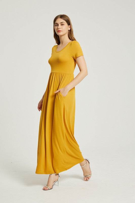 Women's Summer Casual Maxi Dress With Pocket - Shop Style & More | Fresh Looks, Everyday Deals & Free Shipping