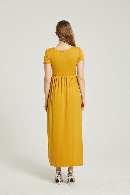 Women's Summer Casual Maxi Dress With Pocket - Shop Style & More | Fresh Looks, Everyday Deals & Free Shipping