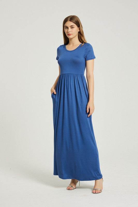 Women's Summer Casual Maxi Dress With Pocket - Shop Style & More | Fresh Looks, Everyday Deals & Free Shipping