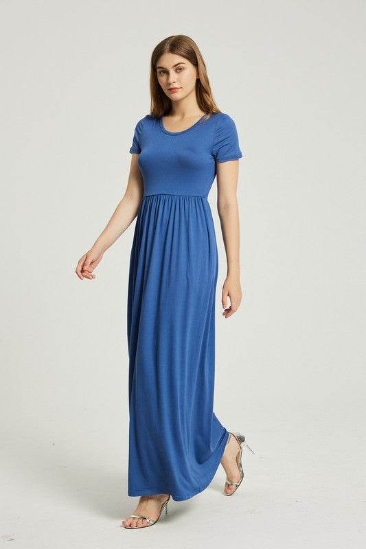 Women's Summer Casual Maxi Dress With Pocket - Shop Style & More | Fresh Looks, Everyday Deals & Free Shipping