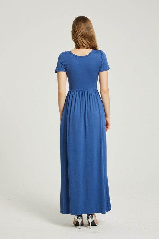 Women's Summer Casual Maxi Dress With Pocket - Shop Style & More | Fresh Looks, Everyday Deals & Free Shipping