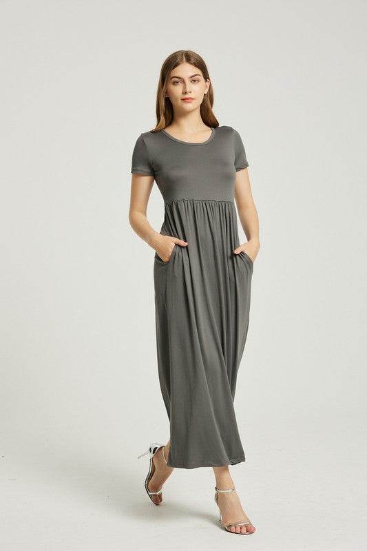 Women's Summer Casual Maxi Dress With Pocket - Shop Style & More | Fresh Looks, Everyday Deals & Free Shipping