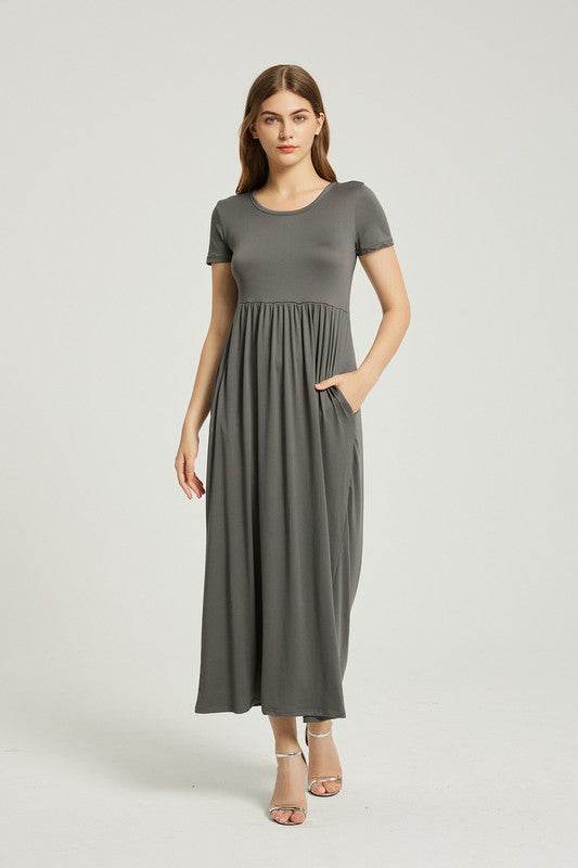 Women's Summer Casual Maxi Dress With Pocket - Shop Style & More | Fresh Looks, Everyday Deals & Free Shipping