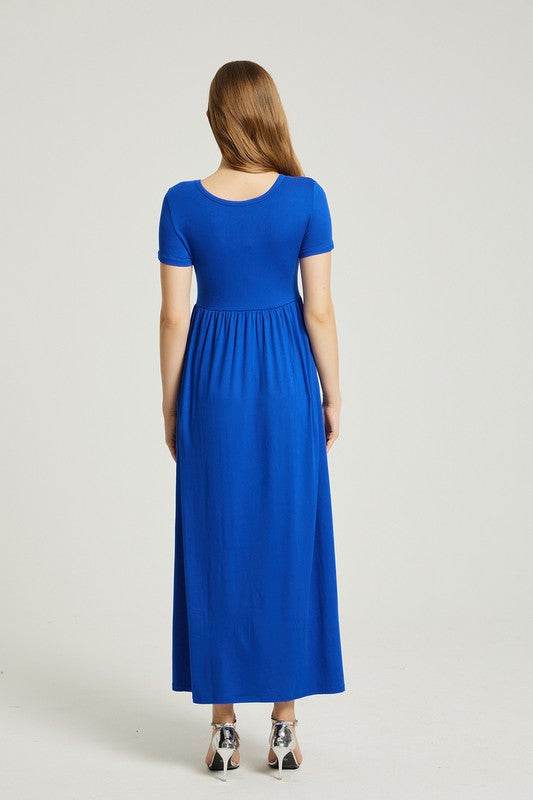 Women's Summer Casual Maxi Dress With Pocket - Shop Style & More | Fresh Looks, Everyday Deals & Free Shipping