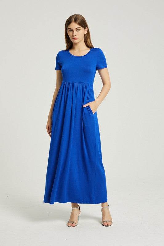 Women's Summer Casual Maxi Dress With Pocket - Shop Style & More | Fresh Looks, Everyday Deals & Free Shipping