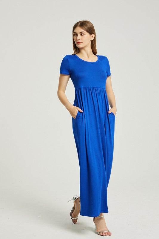 Women's Summer Casual Maxi Dress With Pocket - Shop Style & More | Fresh Looks, Everyday Deals & Free Shipping