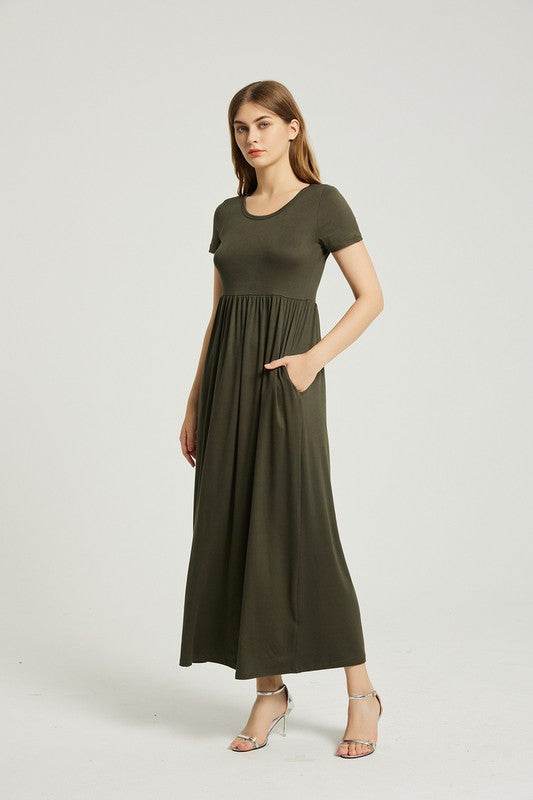 Women's Summer Casual Maxi Dress With Pocket - Shop Style & More | Fresh Looks, Everyday Deals & Free Shipping