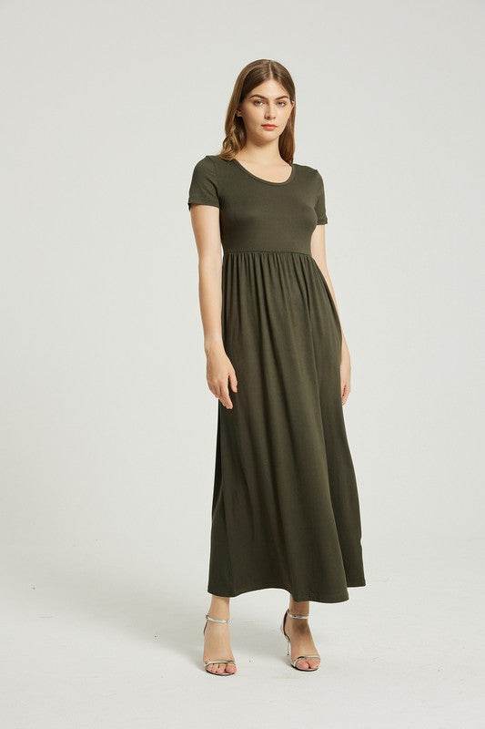 Women's Summer Casual Maxi Dress With Pocket - Shop Style & More | Fresh Looks, Everyday Deals & Free Shipping