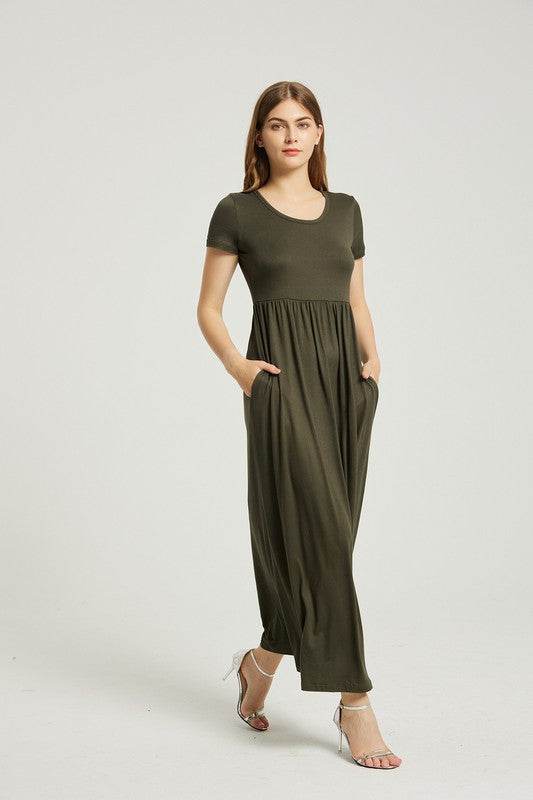 Women's Summer Casual Maxi Dress With Pocket - Shop Style & More | Fresh Looks, Everyday Deals & Free Shipping