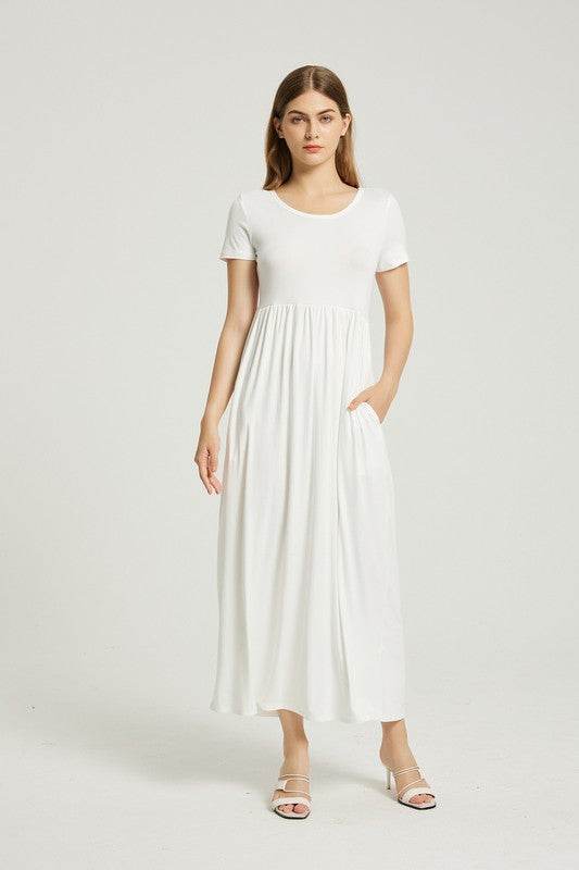 Women's Summer Casual Maxi Dress With Pocket - Shop Style & More | Fresh Looks, Everyday Deals & Free Shipping